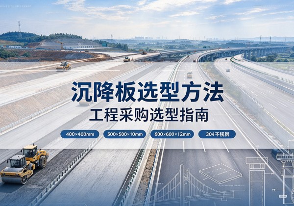 巴东沉降板选择方法